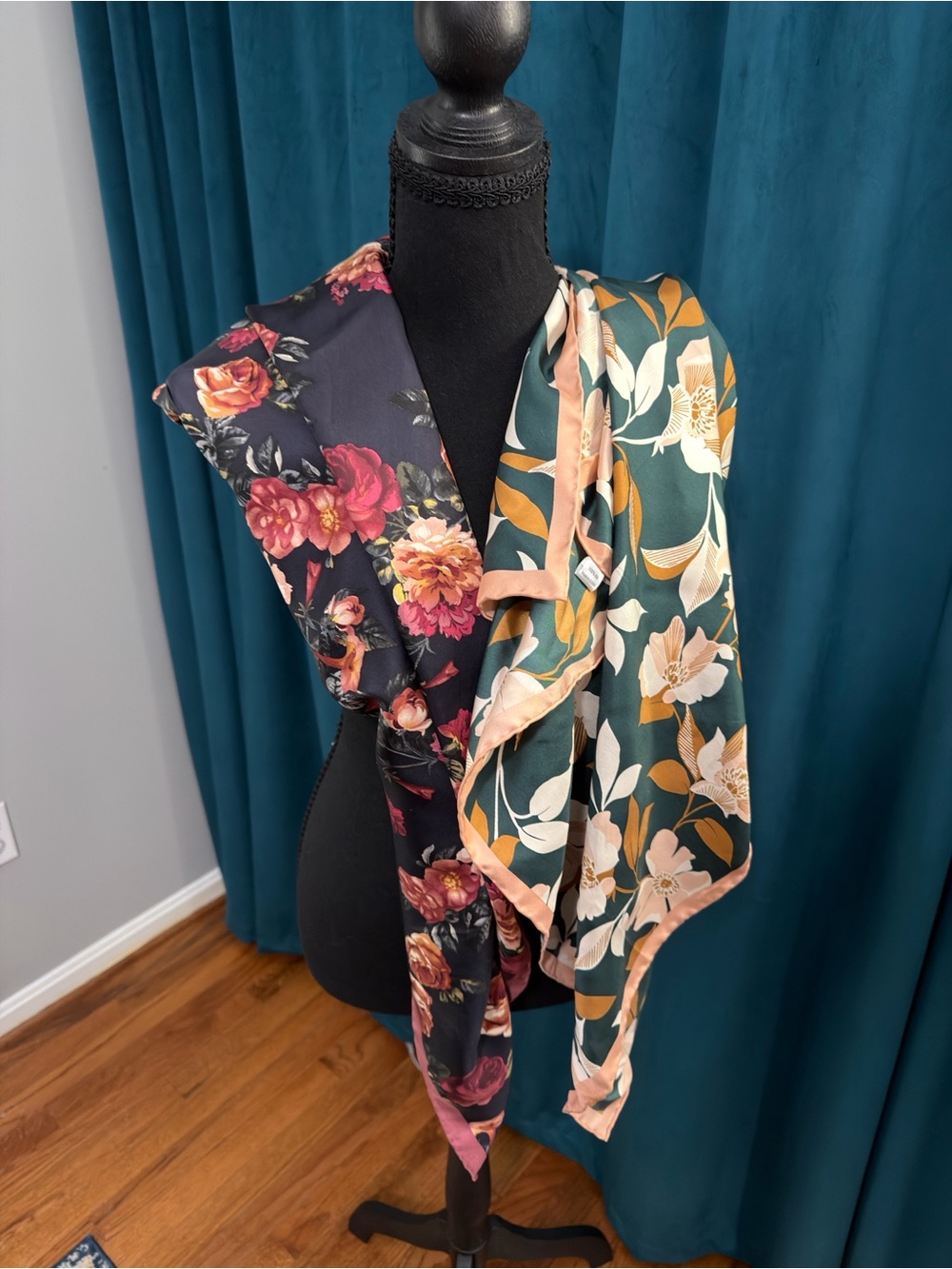 Gal Meets Glam Assorted Floral Wrap Scarves (set of 3)